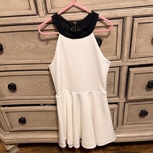 Sally Miller White and Black Girls Dress
